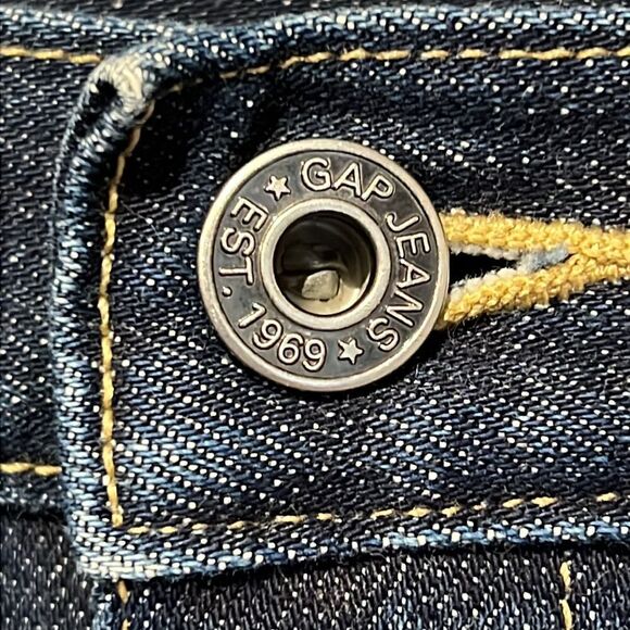 Gap‎ Blue Denim Knee Length Skirt Size 6 - Picture 5 of 10